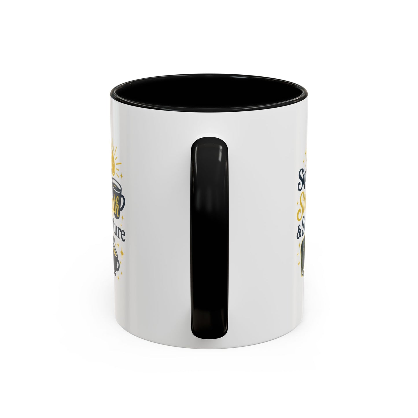 Inspirational Coffee Mug - Sippin' on Strength & Scripture - Perfect Gift for Coffee Lovers, Spiritual Growth, Daily Inspiration, [...]