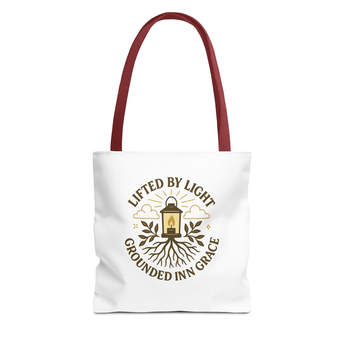 Grounded by Grace Tote Bag, Inspirational Gift, Eco-Friendly Shopping Tote, Spiritual Tote, Unique Artwork, Motivational Bag, Everyday [...]