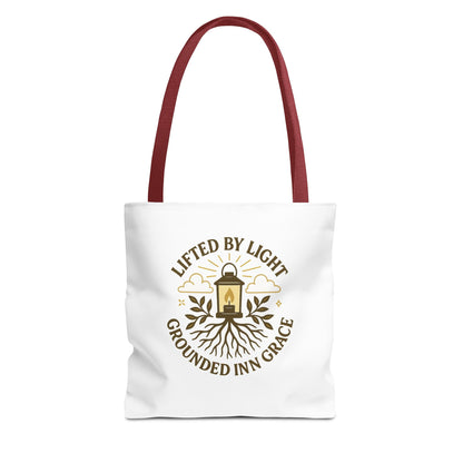 Grounded by Grace Tote Bag, Inspirational Gift, Eco-Friendly Shopping Tote, Spiritual Tote, Unique Artwork, Motivational Bag, Everyday [...]