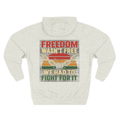 Freedom Fight Social Justice Fleece Hoodie