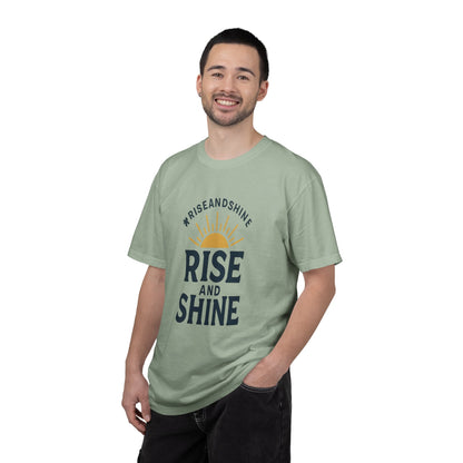 Rise and Shine T-Shirt - Comfortable Garment-Dyed Tee for Daily Inspiration