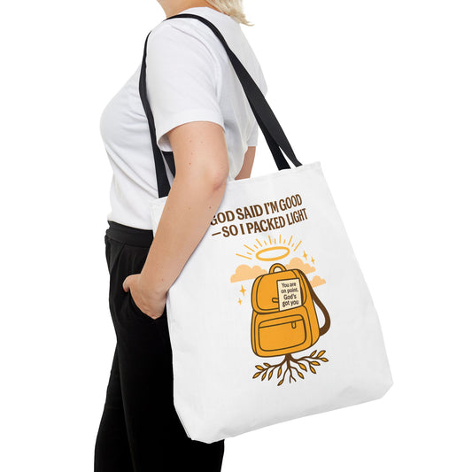 Spiritual Tote Bag - Motivational Quote, Eco-Friendly, Gift for Him/Her, Inspirational, Everyday Use, Unique Design
