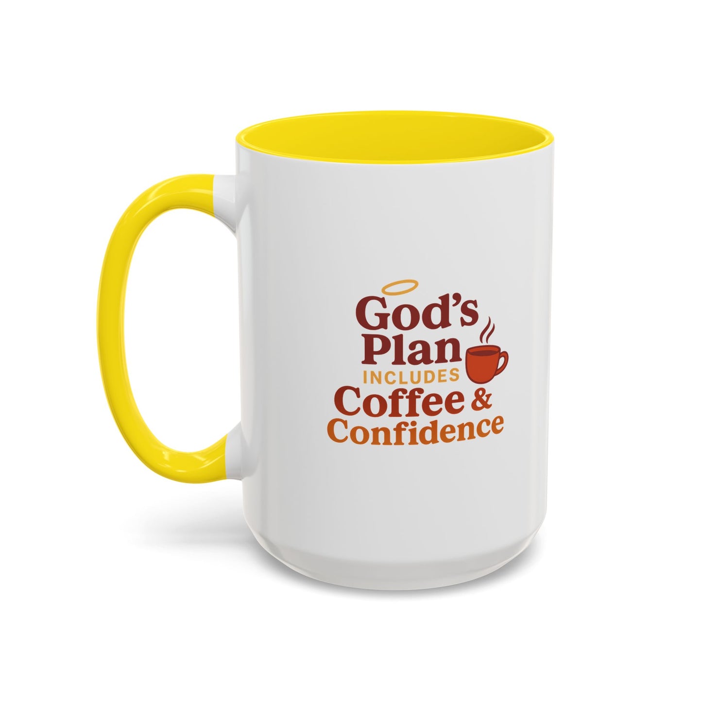 God's Plan Coffee Mug - Inspirational Gift for Coffee Lovers, Unique Christian Mug, Motivational Kitchen Decor, Coffee & Confidence