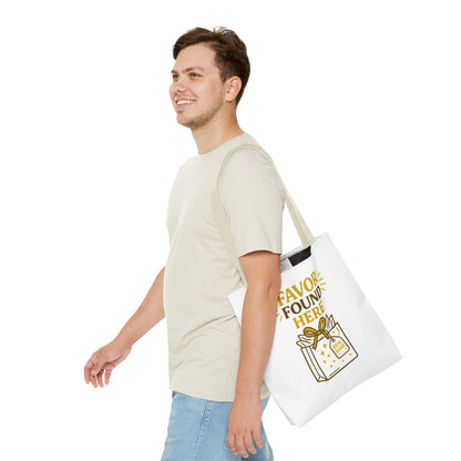 Favor Found Here Tote Bag - Perfect Gift for Celebrations, Party Favors, Birthday, Bridal Shower, Eco-Friendly