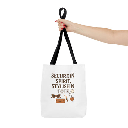 Stylish Tote Bag with Inspirational Quote | Eco-Friendly, Reusable, Perfect for Shopping, Gifts, and Everyday Use