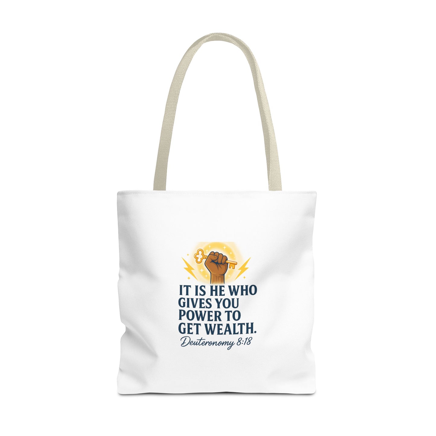 Affirmation Art Bible Verse Tote Bag