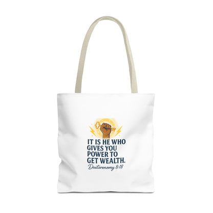 Affirmation Art Bible Verse Tote Bag