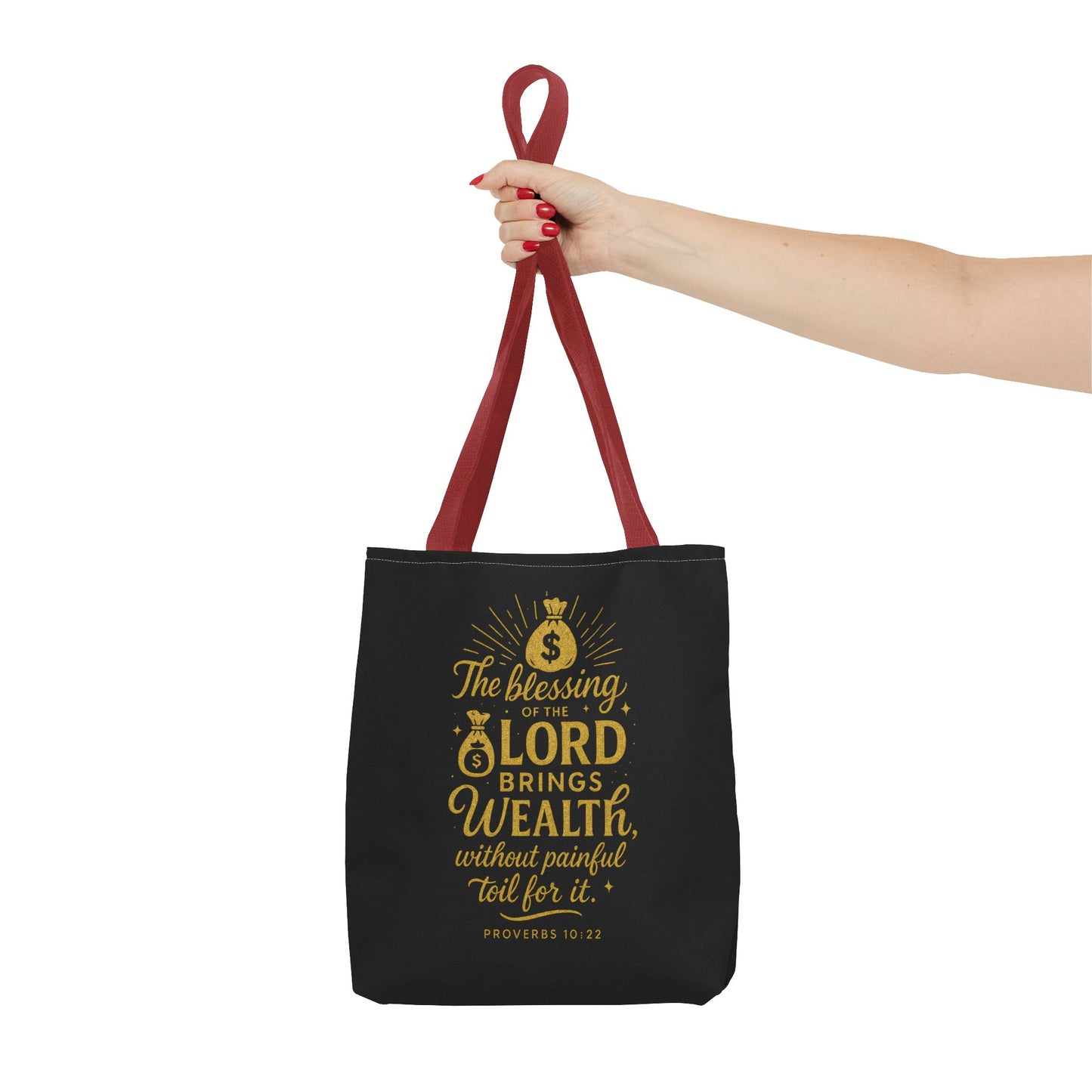 Blessing Tote Bag - Inspirational Christian Quote, Motivational Gift, Bible Verse Accessory, Versatile Shopping Bag, Spiritual Tote