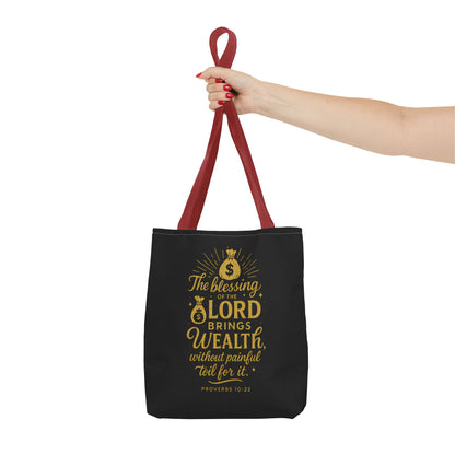 Blessing Tote Bag - Inspirational Christian Quote, Motivational Gift, Bible Verse Accessory, Versatile Shopping Bag, Spiritual Tote