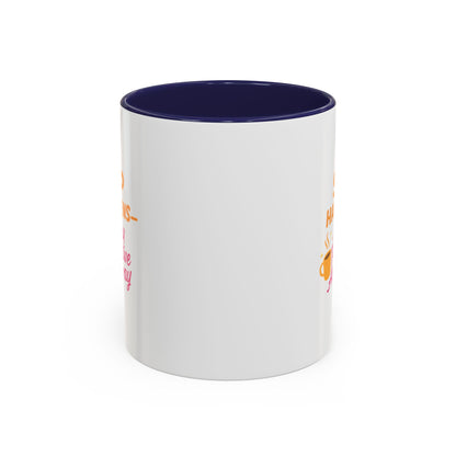 Sip Happens Coffee Mug - Stay Positive Anyway - Inspirational Mug for Coffee Lovers, Motivational Gift, Office Decor, Funny Coffee Cup