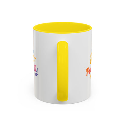 Sip Positivity Accent Coffee Mug (11, 15oz)