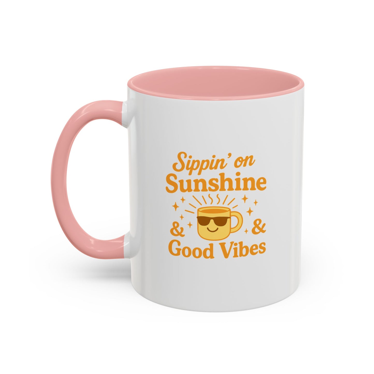 Sippin' on Sunshine Coffee Mug, Positive Vibes Mug, Gift for Coffee Lovers, Inspirational Mug, Housewarming Gift, Fun Drinkware
