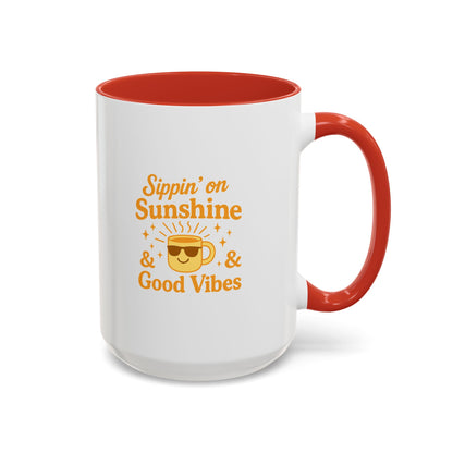 Sipping on Sunshine Coffee Mug - Brighten Your Morning Routine
