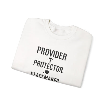 Provider Protector Peacemaker Sweatshirt – Inspirational Crewneck