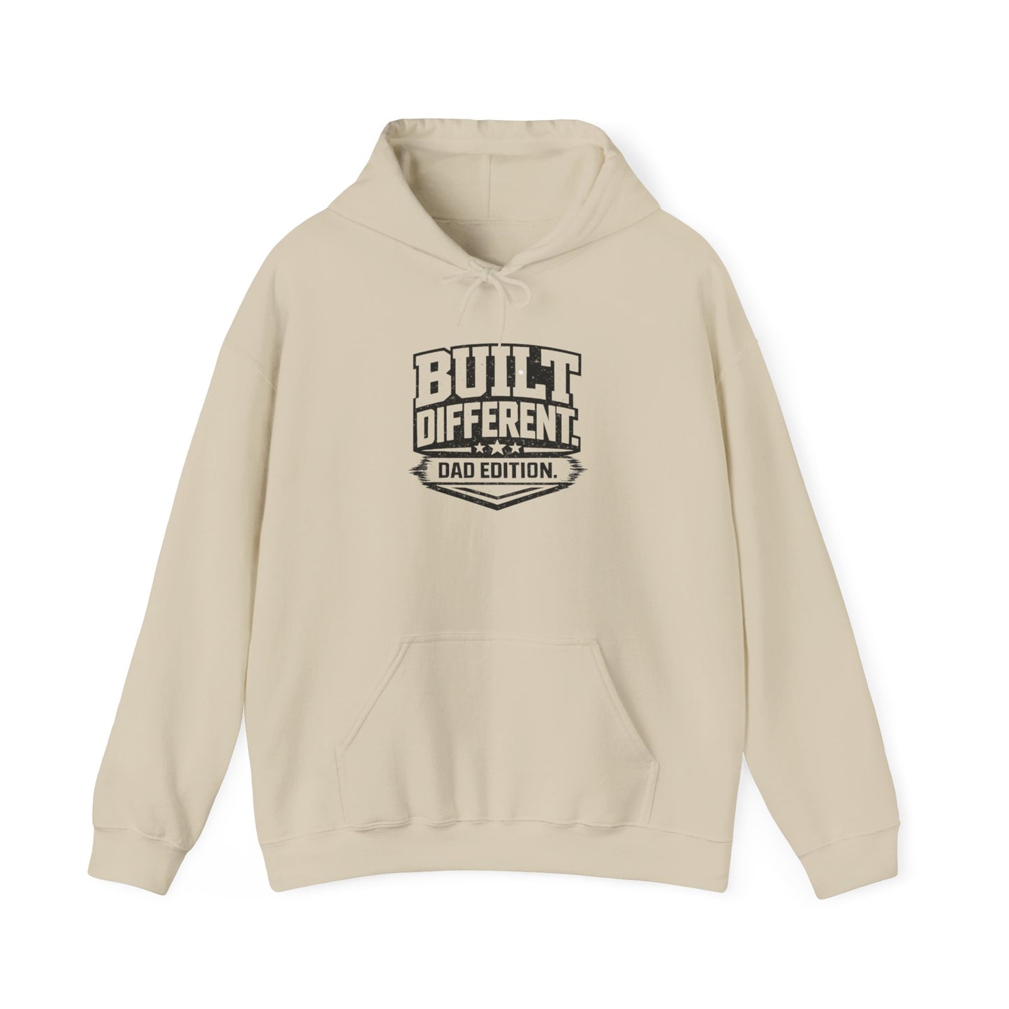 Built Different Dad Edition Hoodie — Father’s Day Gift, Casual Crew Pullover
