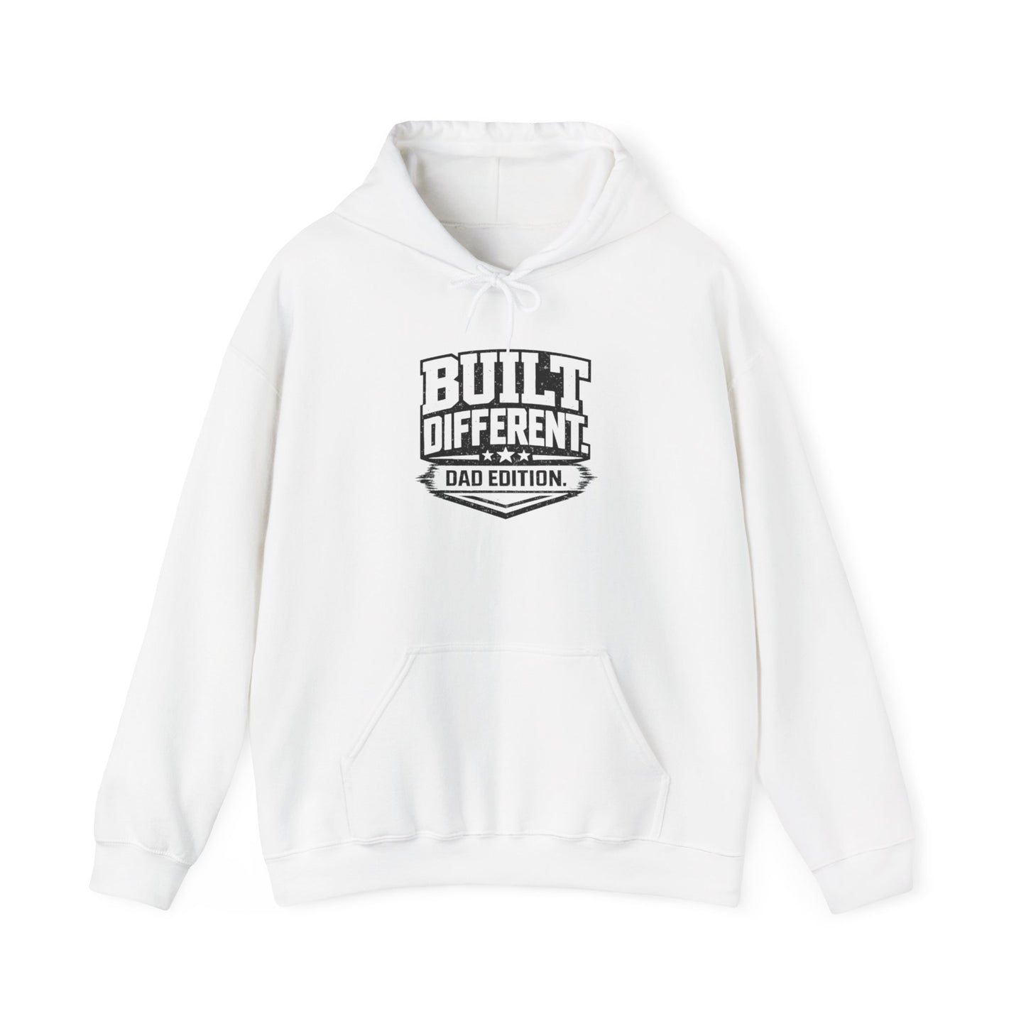 Built Different Dad Edition Hoodie — Father’s Day Gift, Casual Crew Pullover