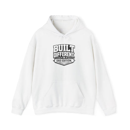 Built Different Dad Edition Hoodie — Father’s Day Gift, Casual Crew Pullover