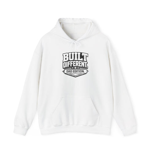 Built Different Dad Edition Hoodie — Father’s Day Gift, Casual Crew Pullover