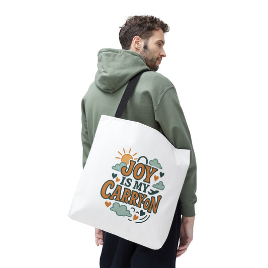 Joyful Tote Bag for Everyday Adventures, Inspirational Carryall for Women, Motivational Shopping Bag, Eco-Friendly Gift Idea, Perfect [...]
