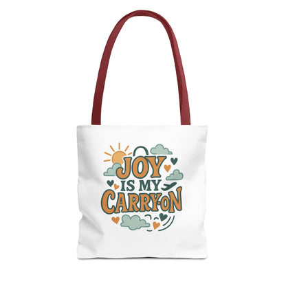 Joyful Carryall Tote Bag | Eco-Friendly Shopper | Perfect for Gifts, Organizing, Travel, Beach Days, and Everyday Errands