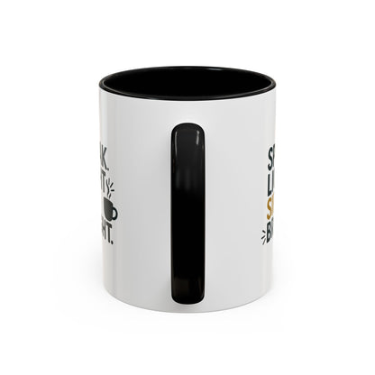 Accent Coffee Mug - Speak Light Sip Bright - Inspirational Coffee Cup, Unique Gift, Kitchen Decor, Motivational Mug, Personalize Your Sip