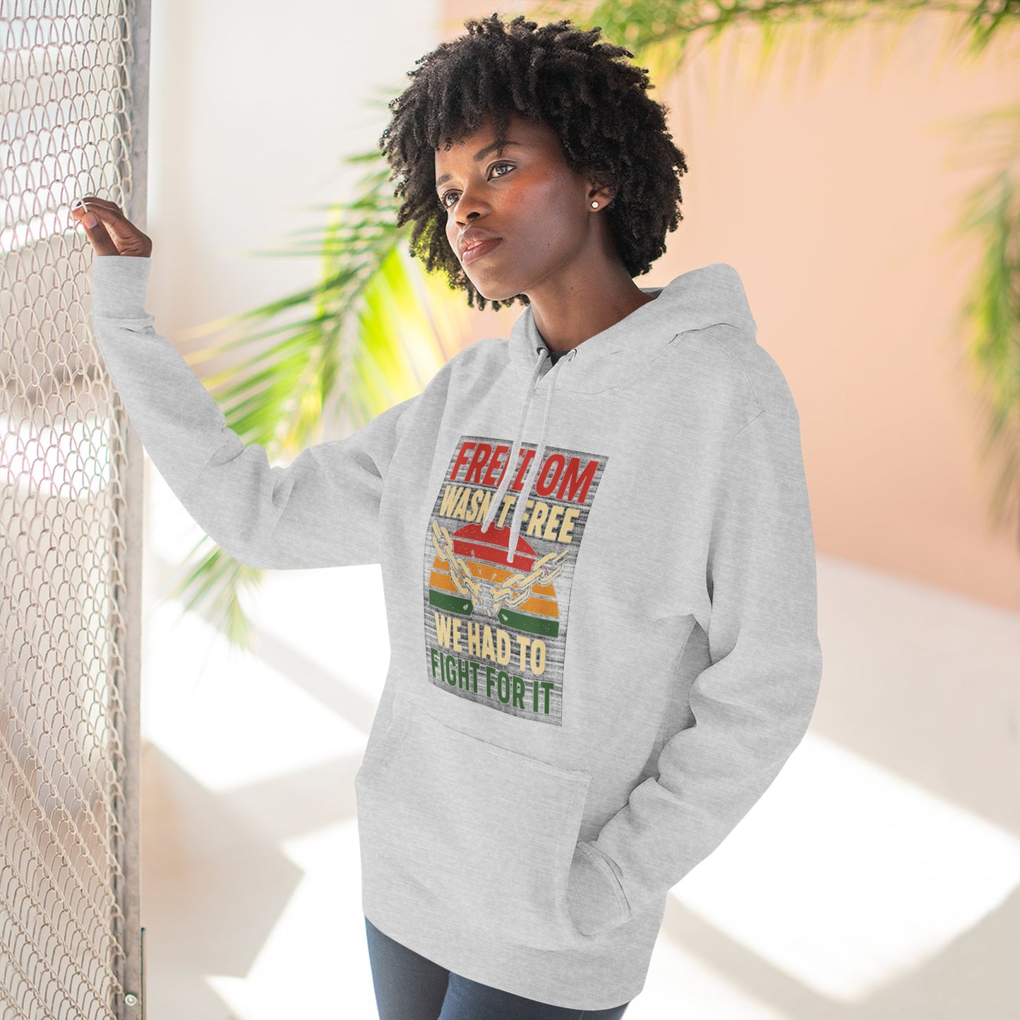 Freedom Fight Social Justice Fleece Hoodie