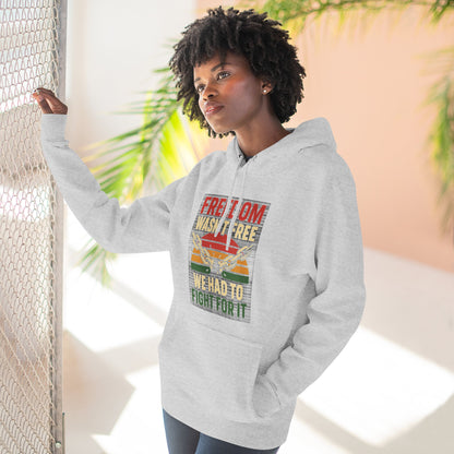 Freedom Fight Social Justice Fleece Hoodie