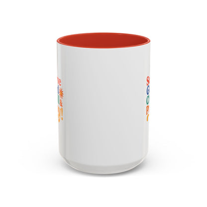 Serve God, Chill & Pray Accent Coffee Mug (11, 15oz)
