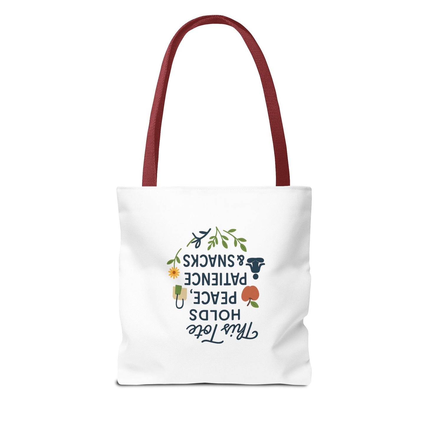 Peace & Patience Inspirational Tote Bag