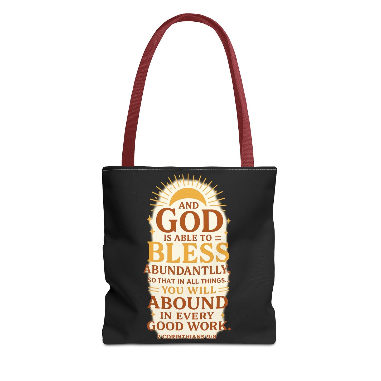Faith-Inspired Tote Bag, Inspirational Gift, Christian Decor, Church Outing, Everyday Use, Scripture Tote
