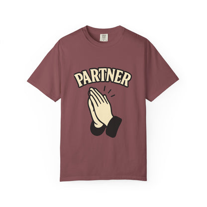 Partner Graphic Tee, Unisex T-Shirt, Couples Gift, Relationship Apparel, Casual Streetwear, Cute Partner Shirt