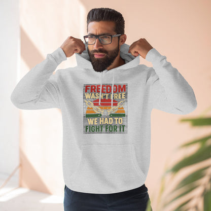 Freedom Fight Social Justice Fleece Hoodie