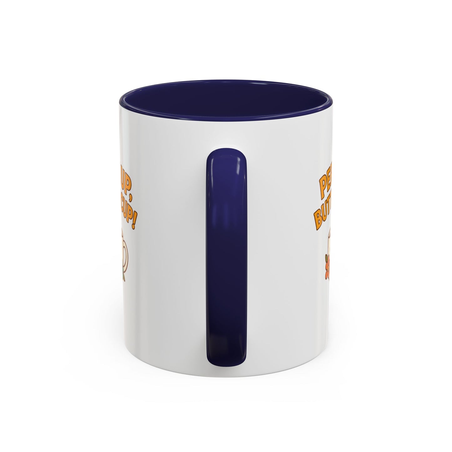 Perk Up, Buttercup! Cute Accent Coffee Mug for Daily Motivation, Gift for Coffee Lovers, Home Office Decor, Floral Tea Cup