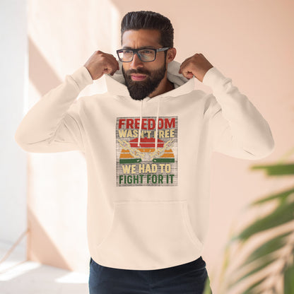 Freedom Fight Social Justice Fleece Hoodie
