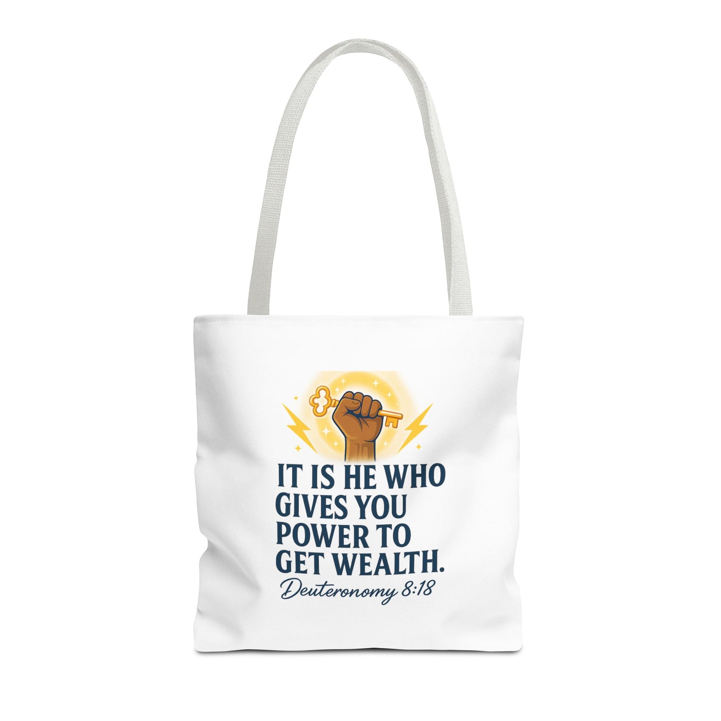 Empowering Inspirational Tote Bag, Motivational Bag, Gifts for Motivated Individuals, Scripture Tote, Versatile Shopping Bag