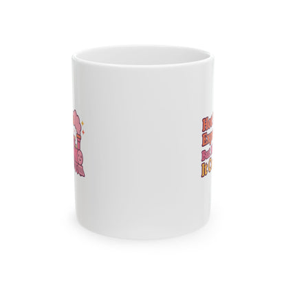 Hot Mess Express But Make It Cute Cute Ceramic Mug, Hot Beverage Lover Gift, Fun Coffee Cup, Personalized Drinkware, Cute Kitchen Decor, Gift for Her