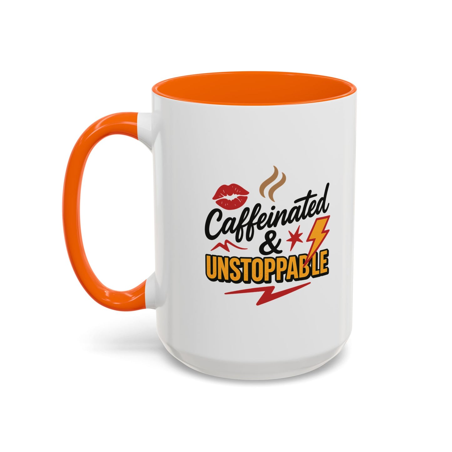 Caffeinated & Unstoppable Coffee Mug - Fun Gift for Coffee Lovers, Cute Office Decor, Motivational Drinkware, Perfect for Birthdays, [...]