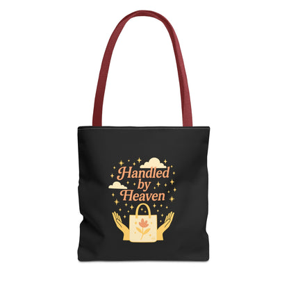 Heavenly Handled Tote Bag - Eco-Friendly Gift, Everyday Carry, Shopping Companion, Gift for Her, Travel Essential