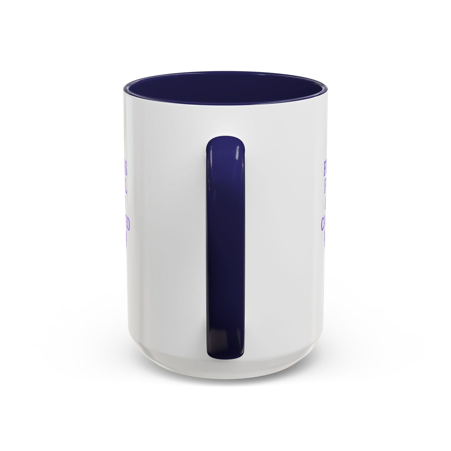 Flawless & Fully Caffeinated Accent Coffee Mug for Faithful Friends, Inspirational Gift, Morning Motivation Cup, Bible Lover's Mug