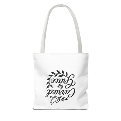 Carried by Grace Faith Tote Bag
