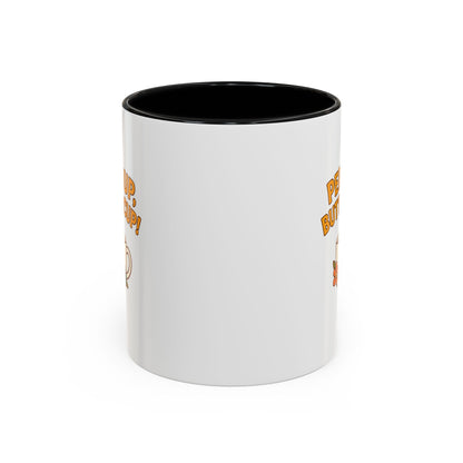 Perk Up, Buttercup! Cute Accent Coffee Mug for Daily Motivation, Gift for Coffee Lovers, Home Office Decor, Floral Tea Cup