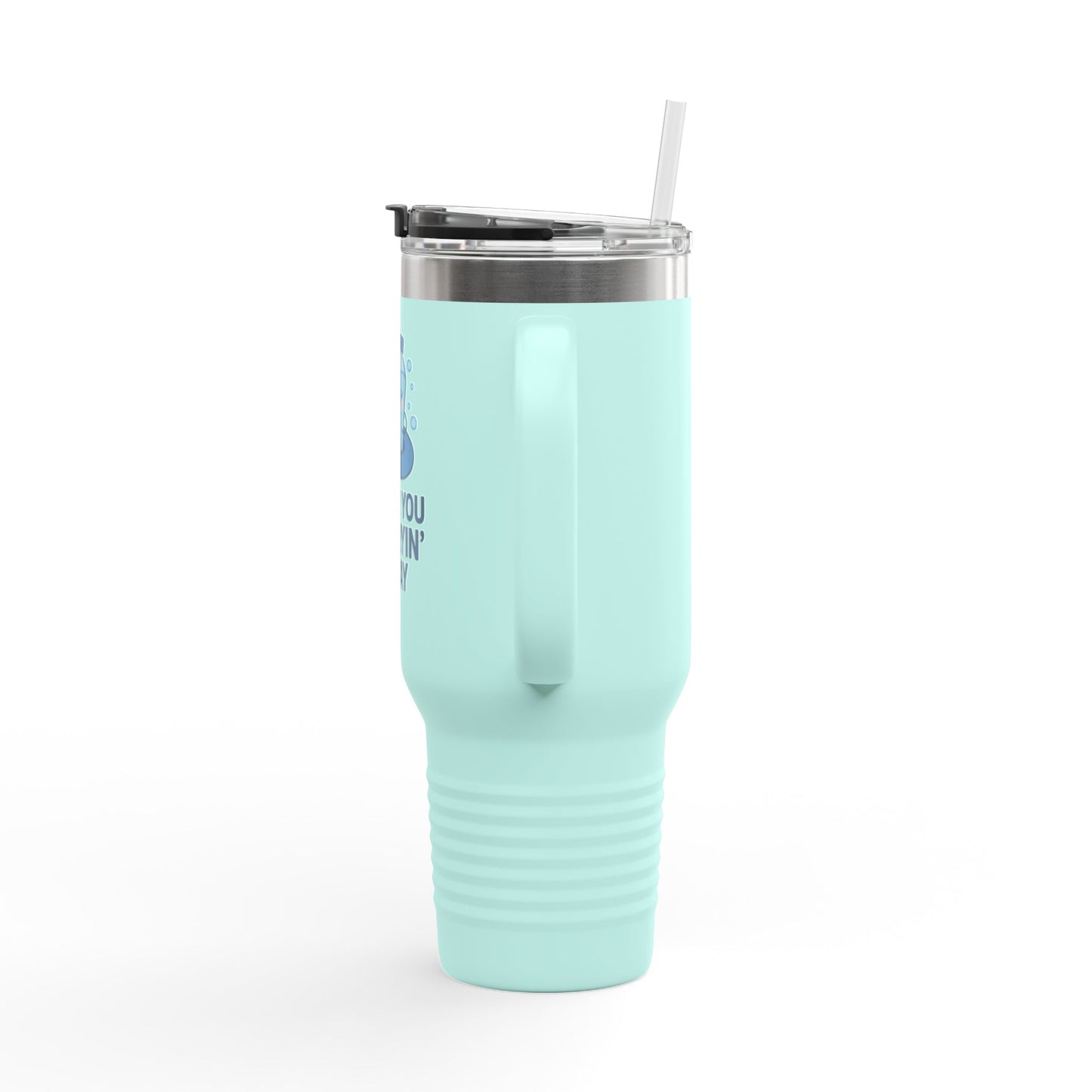Water Fun Insulated Travel Mug, 40oz – Perfect for Water Lovers, Great for Travel, Gifts, Outdoor Adventures, Coffee & Tea