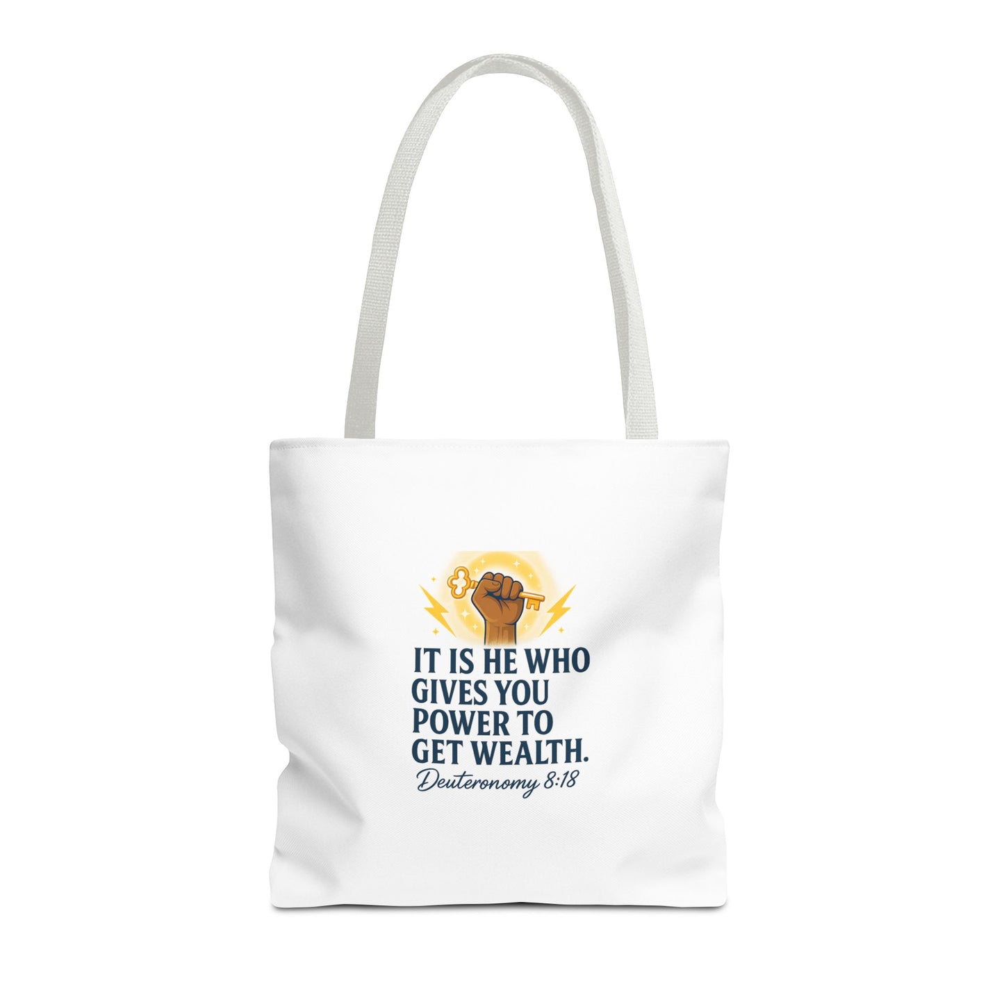 Affirmation Art Bible Verse Tote Bag