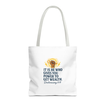 Affirmation Art Bible Verse Tote Bag