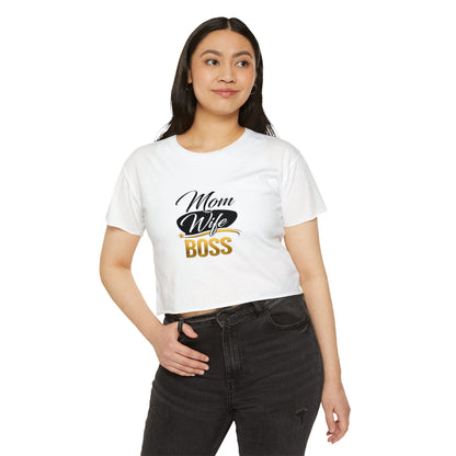 Mom Wife Boss Unisex Tee