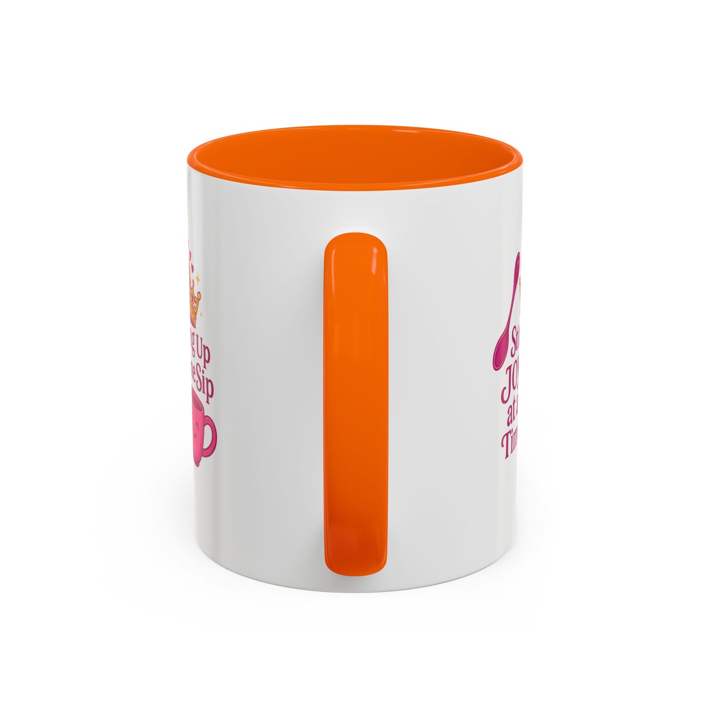 Joyful Accent Coffee Mug - 11/15oz, Colorful Sip Design, Perfect Gift for Coffee Lovers, Birthdays, Holidays, Housewarming