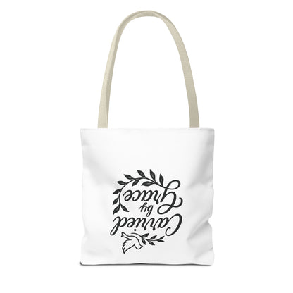Carried by Grace Faith Tote Bag