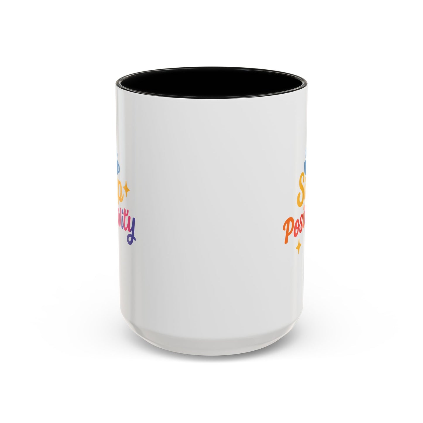 Sip Positivity Accent Coffee Mug (11, 15oz)