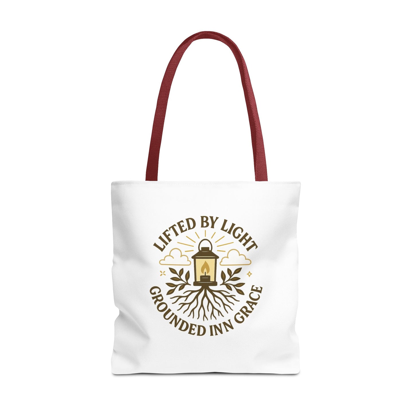 Grounded by Grace Tote Bag, Inspirational Gift, Eco-Friendly Shopping Tote, Spiritual Tote, Unique Artwork, Motivational Bag, Everyday [...]