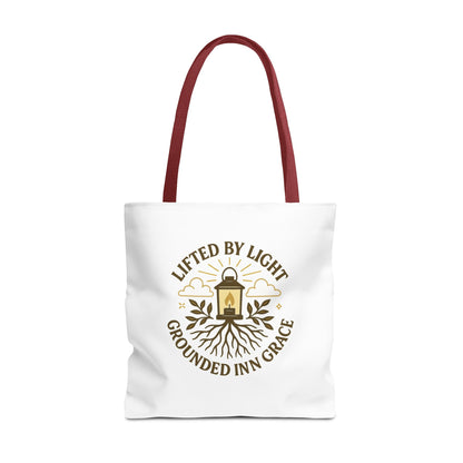 Grounded by Grace Tote Bag, Inspirational Gift, Eco-Friendly Shopping Tote, Spiritual Tote, Unique Artwork, Motivational Bag, Everyday [...]